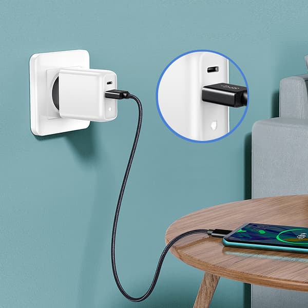 INF USB A - Type C 3.2 60 W datakaapeli
