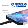Miniatyrbild 3 av 4: Laddare för iPhone - USB-C - Kabel - 20W - Snabbladdare