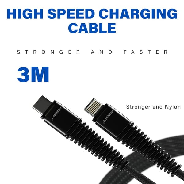 Laddare för iPhone - USB-C - Kabel - 20W - Snabbladdare