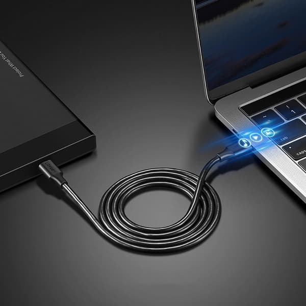 Ugreen US286 USB-C - USB-C 3A 480Mb/s Kabel 3m - Svart