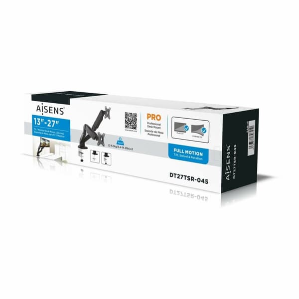 Skærm bord støtte Aisens DT27TSR-045 Sort