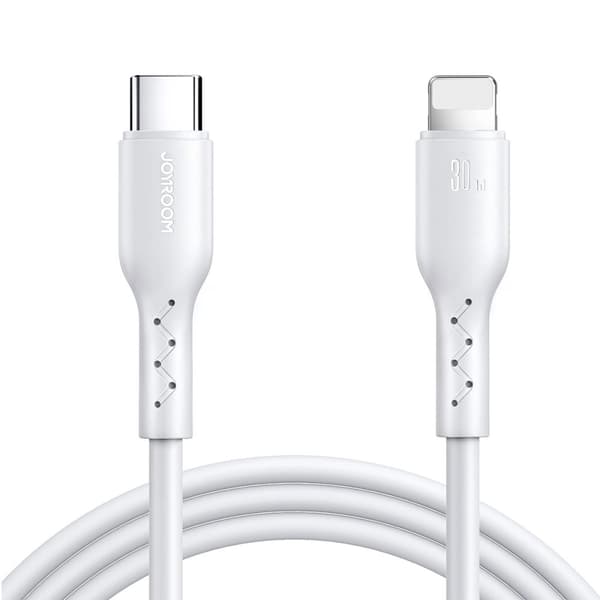 Joyroom Flash-Charge Series SA26-CL3 USB-C - Lightning Kabel 30W 1m - Vit