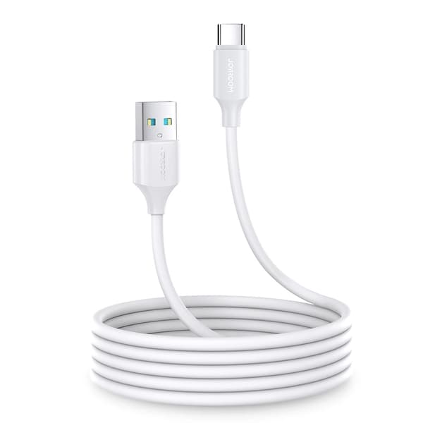 Joyroom Laddning/Data Kabel USB - USB Type C 3A 2m - Vit