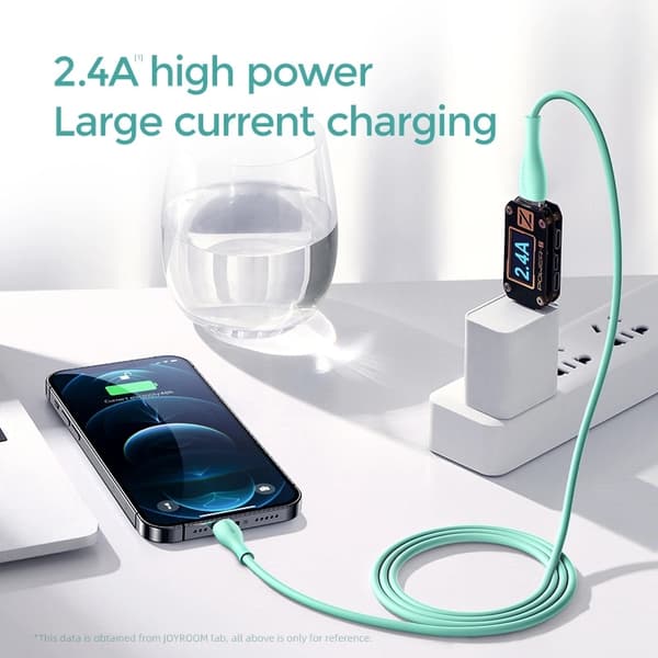 Joyroom USB Till Lightning Kabel 2m - Mintgrön