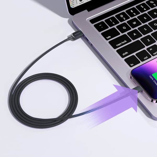 Joyroom S-AL012A14 USB - Lightning Kabel 2.4A - Svart