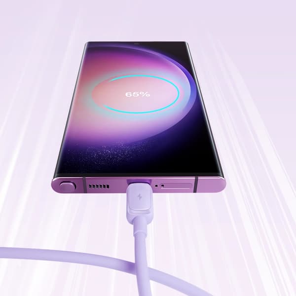 Joyroom S-AC027A14 USB - USB C Kabel 3A 1.2m - Violett