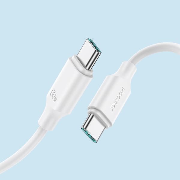 Joyroom USB C Till USB C Kabel 1m - Vit