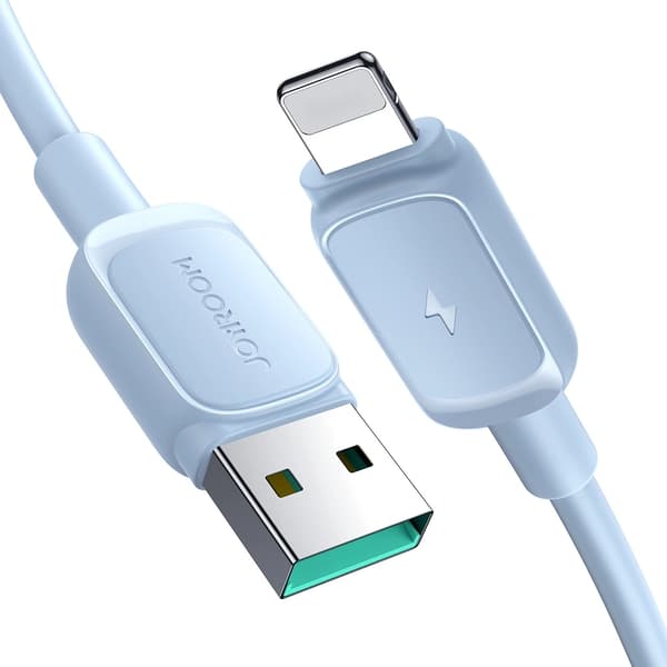 Joyroom USB Till Lightning Kabel 1.2m - Ljusblå