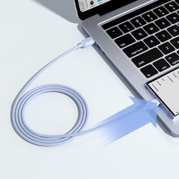 Joyroom USB to USB C Cable 1.2m - Light Blue (2-Pack)