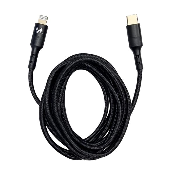 Wozinsky USB C Till Lightning Kabel 2m - Svart (5-pack)
