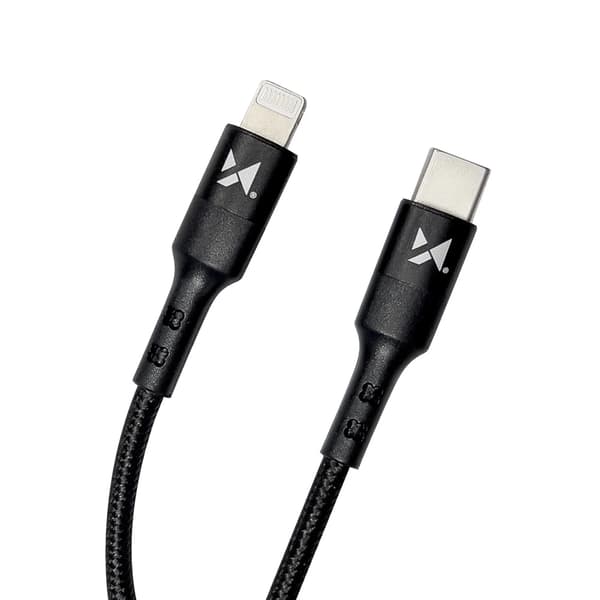Wozinsky USB C Till Lightning Kabel 2m - Svart (5-pack)