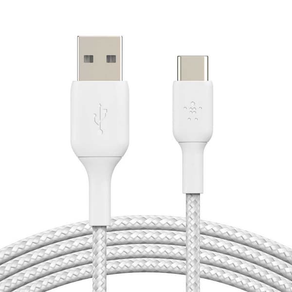 Belkin BoostCharge USB-kabel 2 m USB A USB C Hvid