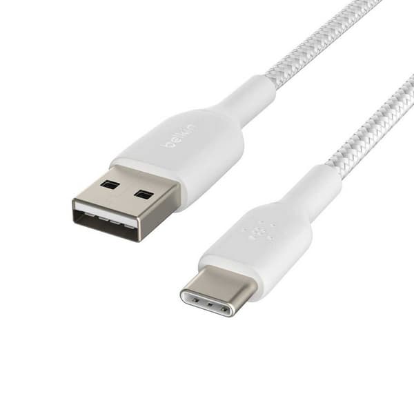 Belkin BoostCharge USB-kabel 2 m USB A USB C Hvid