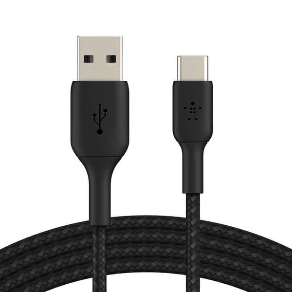 Belkin CAB002BT2MBK USB-kablar 2 m USB A USB C Svart
