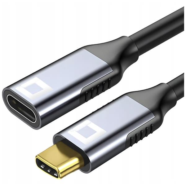 Co2 Forlänningskabel USB-C Hurtiglading USB Typ C 4k 10Gbps 100W