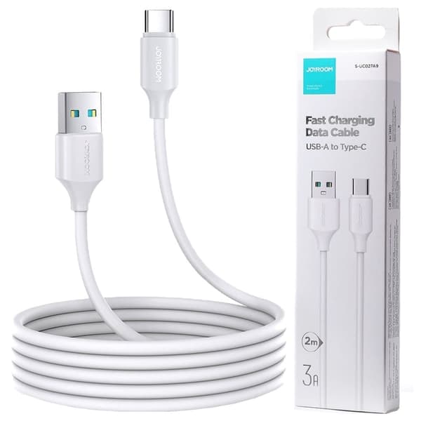 Joyroom lade-/datakabel USB - USB Type C 3A 2m hvit (S-UC027A9)