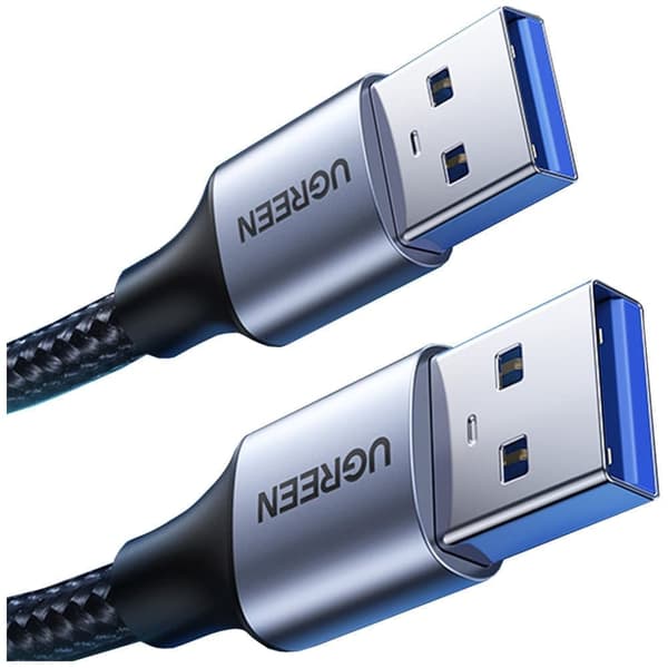 Ugrønn kabel USB - USB 3.0 5Gb/s 1m grå (US373)