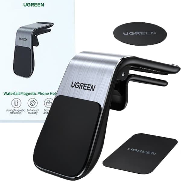 Ugreens magnetiske bilgrillholder? ventilasjonslufttilførsel sølv (LP290)
