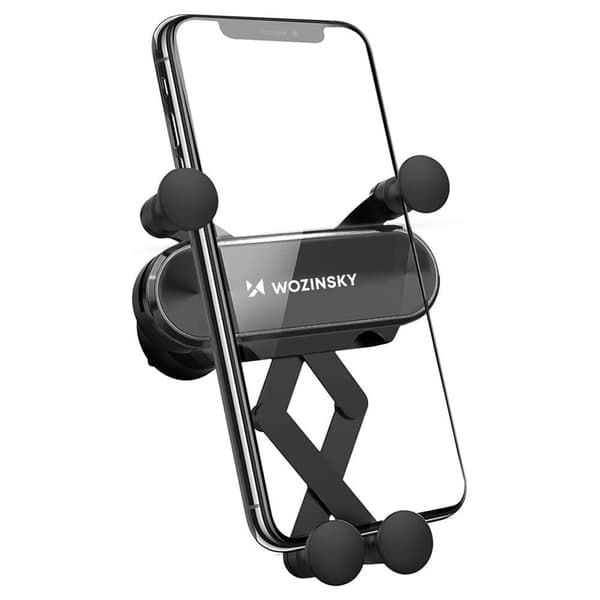 Wozinsky gravity autopuhelimen pidike säleikkössä? tuuletuskansi musta (WCH-05)