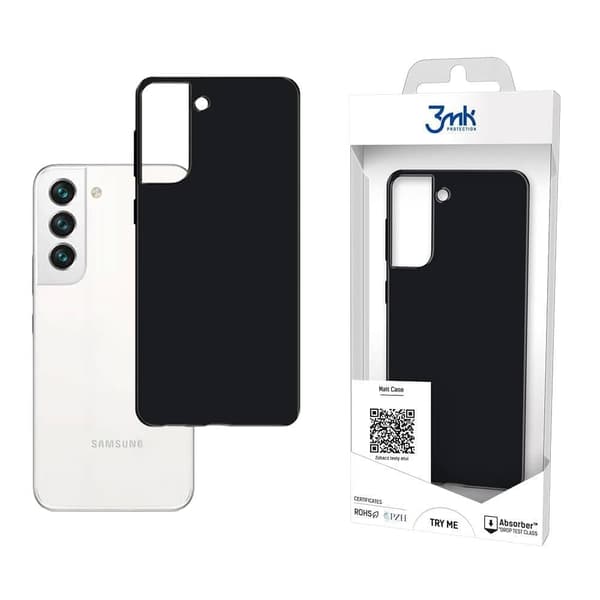 Samsung Galaxy S22 5G - 3mk Matt deksel svart