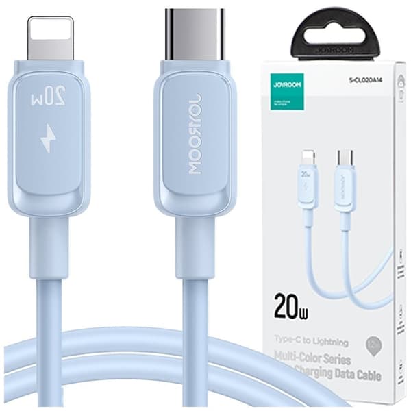 USB C - Lightning 20W 1,2 m kabel Joyroom S-CL020A14 - blå