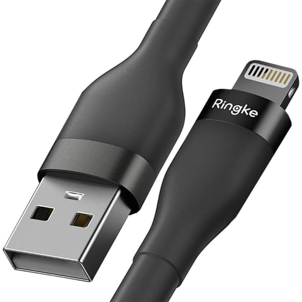 Ringke USB-A - Lightning-kabel 480Mb/s 12W 1,2m sort (CB09963RS)