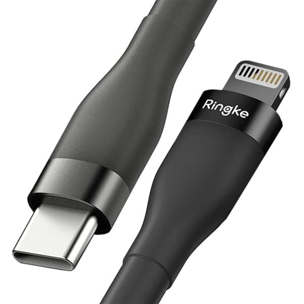 Ringke USB-C - Lightning-kabel 480Mb/s 20W 1,2m sort (CB60112RS)