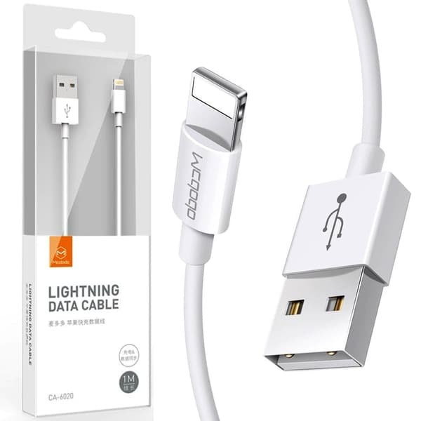 MCDODO LADDARE LIGHTNING USB-KAAPELI IPHONE X XS XR 11 12 13 14 PRO 1M