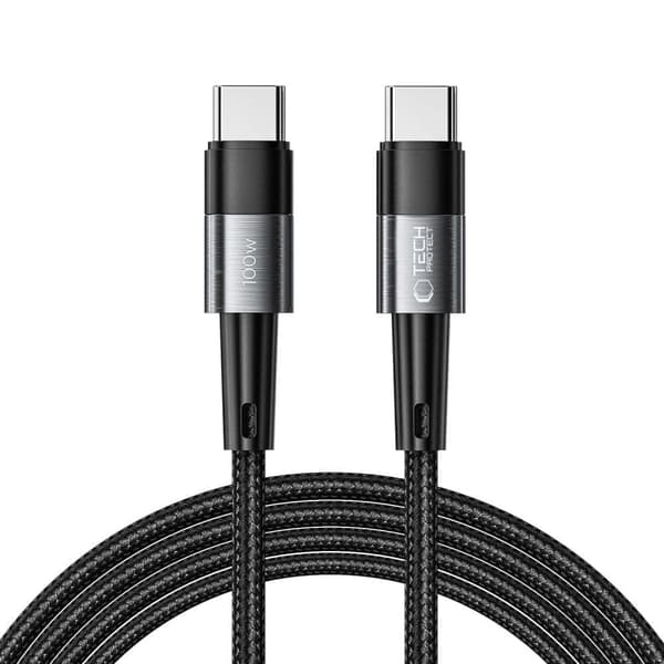 TECH-PROTECT ULTRABOOST TYPE-C-KABEL PD100W/5A 200CM GRÅ