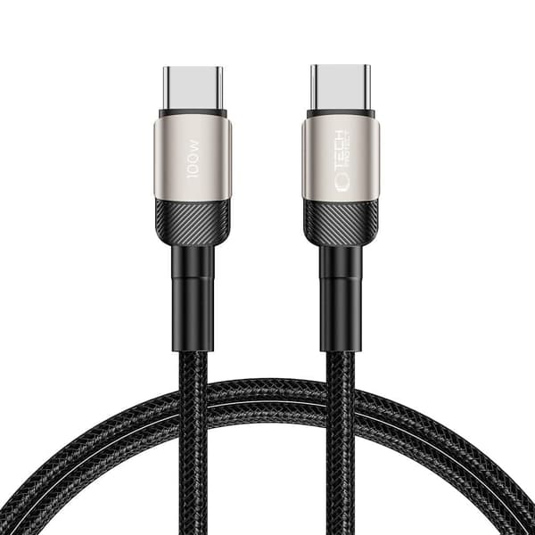 TECH-PROTECT ULTRABOOST EVO TYPE-C KABEL PD100W/5A 100cm TITANIUM