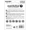 Miniatyrbillede 2 af 2: Genopladelige batterier EverActive EVHRL03-1050 1,2 V AAA