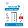 Pikkukuva 1 / 6: Ladattavat paristot EverActive EVHR22-550C 9 V