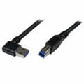 Miniatyrbillede 1 af 3: USB-kabel til micro USB Startech USB3SAB1MRA Sort 1 m
