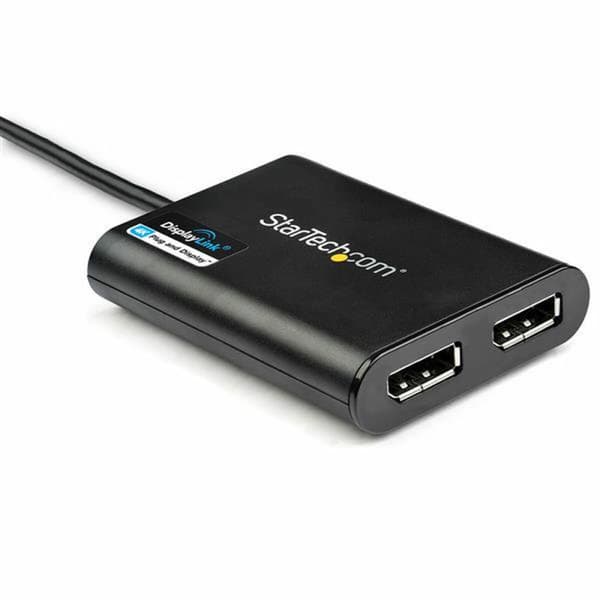 DisplayPort-kabel USB 3.0 Startech USB32DP24K60 Sort Sort