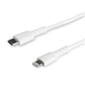 Miniatyrbillede 2 af 2: USB til Lightning-kabel Startech RUSBCLTMM1MW Hvid 1 m