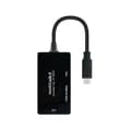 Miniatyrbild 2 av 3: USB C till VGA/HDMI/DVI Adapter NANOCABLE 10.16.4301-ALL 20 cm Svart 4K Ultra HD