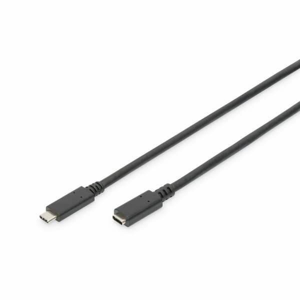 USB-C-kabel Digitus AK-300210-007-S Svart 70 cm