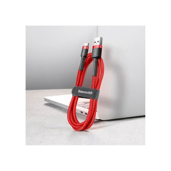 USB A till USB C Kabel Baseus CATKLF-A09 Röd 50 cm 0,5 m
