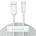 Miniatyrbild 2 av 3: USB A till USB C Kabel Baseus TZCATZJ-02 Vit 1,5 m (2 antal)