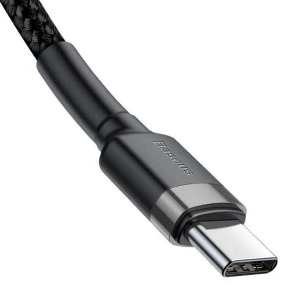 Kaapeli USB C Baseus Cafule Musta Musta/Harmaa 1 m