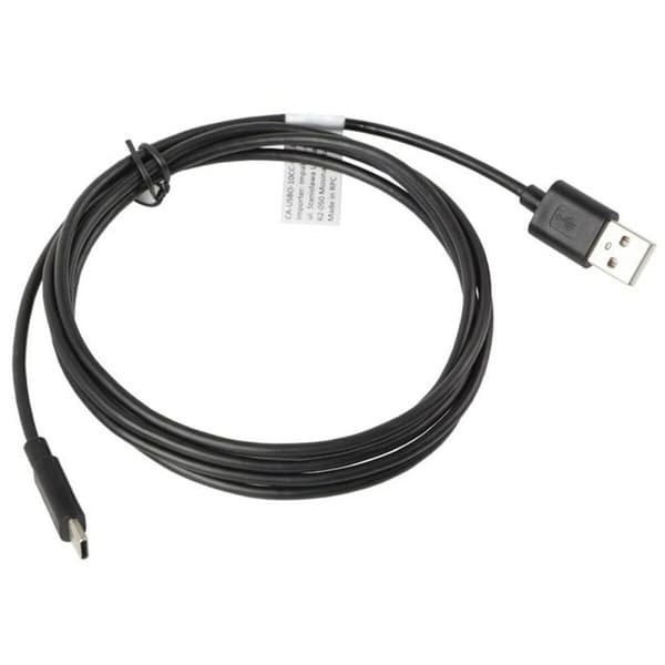 USB A til USB-C-kabel Lanberg CA-USBO-10CC-0018-BK Sort 1,8 m (1 enheder)