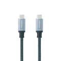 Miniatyrbillede 2 af 3: USB-C-kabel NANOCABLE 10.01.4101-COMB Grøn 1 m (1 enheder)