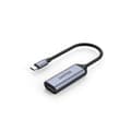 Miniatyrbild 1 av 3: USB-C till DisplayPort Adapter Unitek V1415A Grå 15 cm (1 antal)