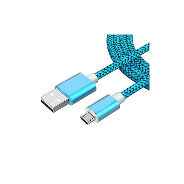 USB-kaapeli - micro-USB Wirboo Sininen 2,5 m