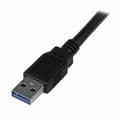 Miniatyrbild 3 av 3: USB A till USB B Kabel Startech USB3SAB3MBK 3 m Svart