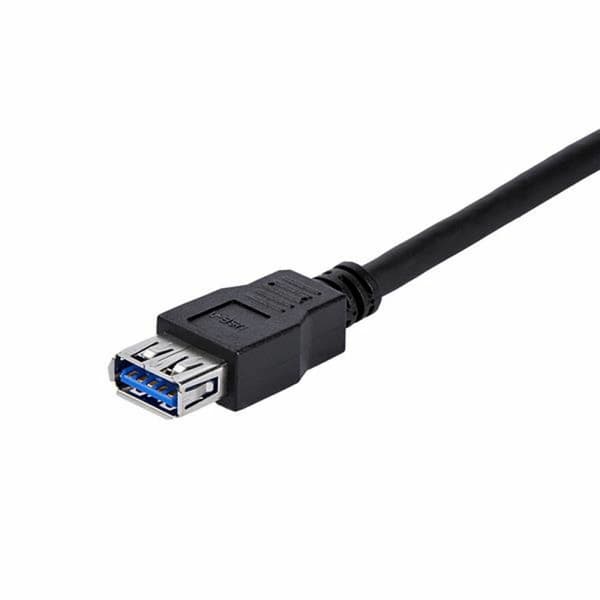 USB-kabel Startech USB3SEXT1MBK USB A Svart