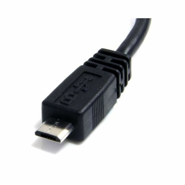 USB-kabel till mikro-USB Startech UUSBHAUB6IN          Svart