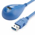 Miniatyrbild 1 av 3: USB-kabel Startech USB3SEXT5DSK Blå 1,5 m