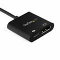 Miniatyrbild 2 av 4: USB C till DisplayPort Adapter Startech CDP2DP14UCPB         Svart
