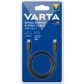 Miniatyrbild 1 av 2: USB-C till USB-C Kabel Varta 57947 1 m